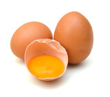Fototapeta Desenie - Eggs are isolated on a white background