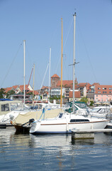 Sticker - Hafen in Waren an der Müritz