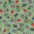 seamless pattern fabric background beetles bezszwowy wzór żuki