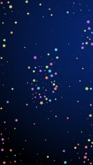 Wall Mural - Festive good-looking confetti. Celebration stars.