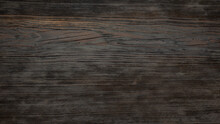 Dark Old Wooden Table Texture Background Top View