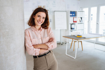 Smiling young woman with a lovely warm smile