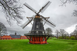 Fototapeta Miasto - Windmill at Kastellet- Copenhagen, Denmark