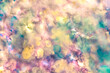 © anastasiya - Abstract painted watercolor multicolored pink turquoise yellow decorative textured background