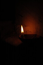 Diye(Earthen Lamp) On Diwali