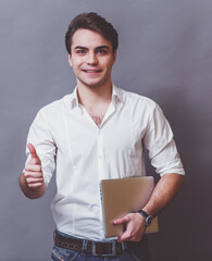 Wall Mural - Young successful man