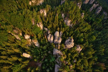 Wall Mural - Rock Town of Hruba Skala. Bohemian Paradise