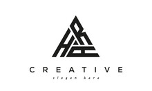HRA Creative Tringle Letters Logo Design