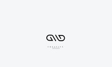 Alphabet Letters Initials Monogram Logo  Ad Da A D 