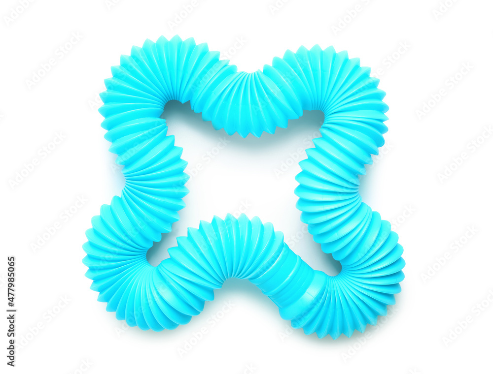 Pop Tube on white background