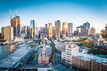 Wall Mural - Drone Shot of Sydney CBD (Victoria Park)