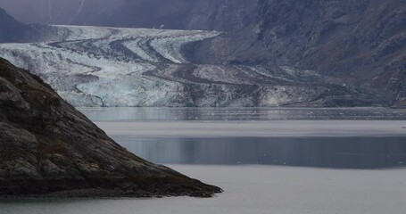 Wall Mural - glacier bay alaska view of glacier from cruise ship vacation travel