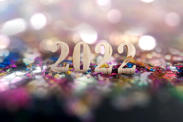 Wall Mural - Happy New Year 2022