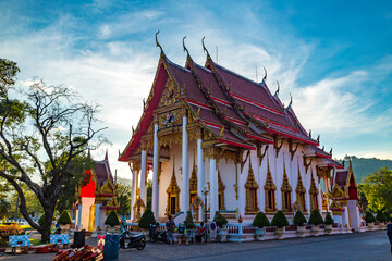 Wat Chalong temple in Phuket, Thailand