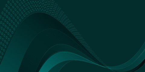 Wall Mural - Dark blue and green background