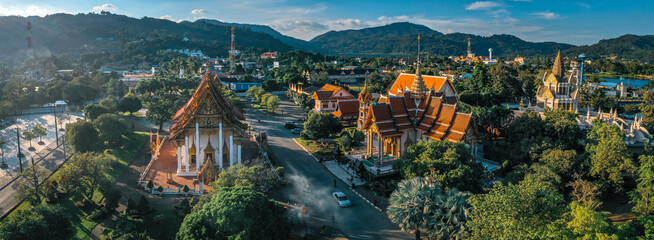 Wall Mural - Wat Chalong temple in Phuket, Thailand