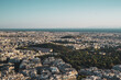 View from Lycabettus Hill over the city of Athens, Greece
