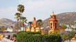 Saint Sebastians Tempel and Church of Peña de Bernal City in Querétaro state of central Mexico.