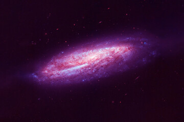 pink space nebula. elements of this image furnished by nasa
