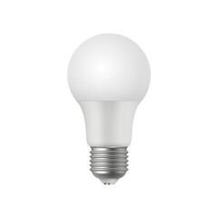 LED lamp on white background. Vector illustration.