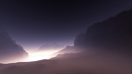 Wall Mural - exoplanet or extrasolar planet