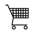 © Olga - illustration of cart icon for shopping, Shopping Cart Icon Isolated on light Coloured Background