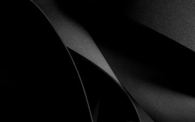 Abstract shapes detail, dark background
