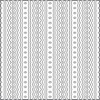 © t2k4 - Vector ethnic pattern with symmetrical elements . Repeating geometric tiles from striped elements.Monochrome texture.Black and white pattern for wallpapers and backgrounds.