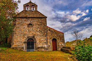 Wall Mural - Romanesque church of Santa Maria Magdalena in Berodia de Cabrales