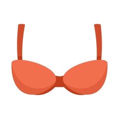 Poster - Uplift bra icon flat isolated vector