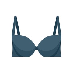 Wall Mural - Elegant bra icon flat isolated vector