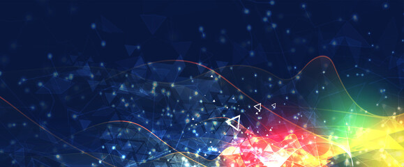 Conceptual technology illustration of artificial intelligence