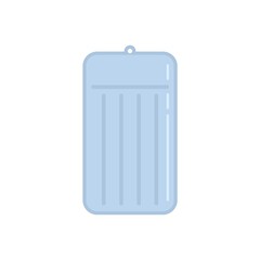 Sticker - Pool inflatable mattress icon flat isolated vector