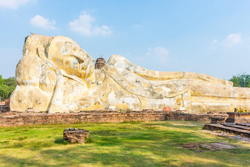 Wall Mural - Laying Buddha of Ayutthaya, Thailand