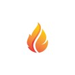 © indra23_anu - Fire flame Logo Template vector icon Oil, gas and energy logo