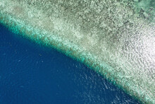 Aerial View Of Island . Pulau Mabul Is A Beautiful Small Island Located On The East Coast Of Sabah