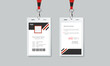 Simple  Id card design template.
