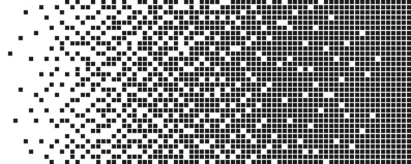 Wall Mural - pixel disintegration background. decay effect. dispersed dotted pattern. concept of disintegration. 