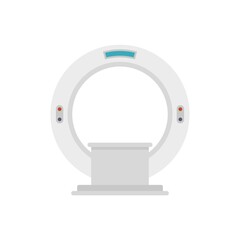 Sticker - Magnetic resonance imaging diagnostic icon flat isolated vector