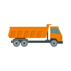 Sticker - Tipper huge icon flat isolated vector