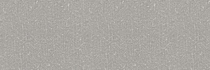 Natural French gray linen texture border background. Ecru flax fibre seamless edge pattern. Organic yarn close up woven fabric ribbon trim banner. Rustic farmhouse cloth canvas edging