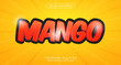 © BengkelDesign - Creative 3d style Mango editable text effect template