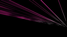 Glowing Pink  Neon Rays On A Black Background. Abstract Pink Neon Background.
