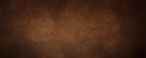 Fototapete - Antique Concrete Wall Corporate raw brown with Dark Olive Green Colors Abstract Background Rough Concept