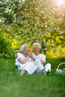 © aletia2011 - Portrait of happy senior couple having picnic
