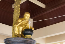 Buddha Statue In Wat Ban Rai , Nakhon Ratchasima Province, Thailand