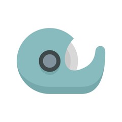 Sticker - Dispenser tape icon flat isolated vector