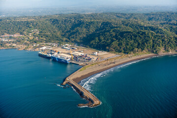 Poster - Puerto Caldero Shipping Terminal Costa Rica