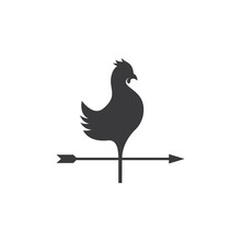 Rooster And Arrow Icon