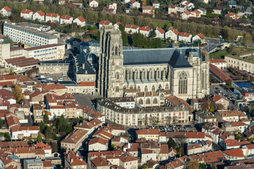 Wall Mural - Aerial Toul Lorraine France